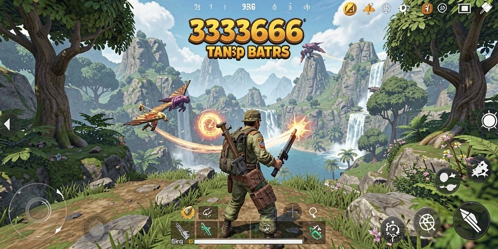 Gameplay Open World yang seru dan mendebarkan dalam 333666.