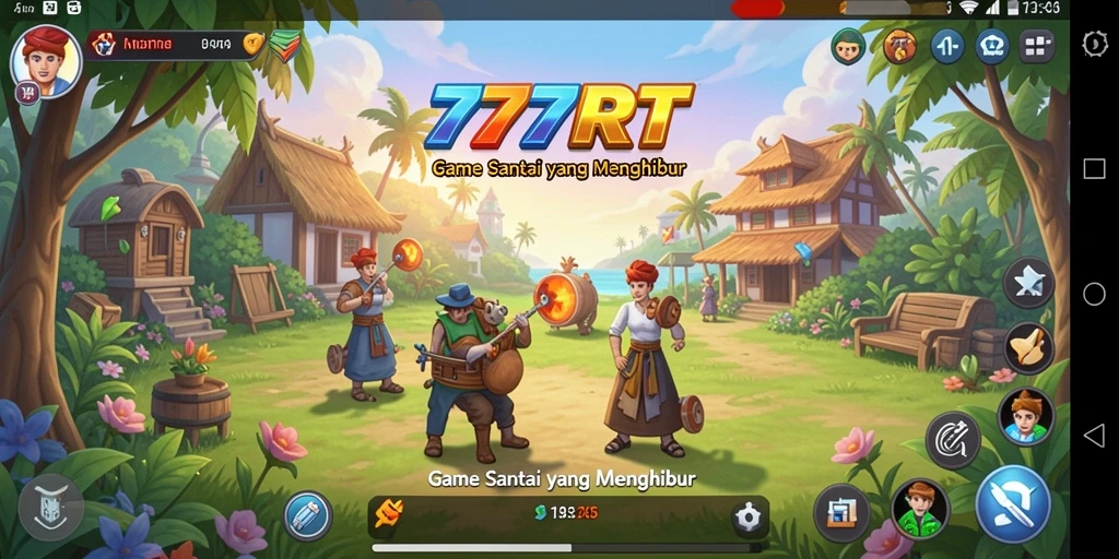 Tampilan gameplay yang mengasyikkan dari 777RT dalam suasana casual.