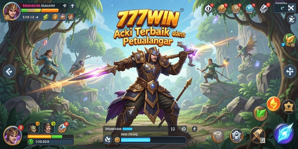 Tampilan gameplay 777WIN yang mendebarkan dan penuh aksi.