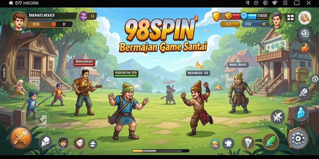 Tampilan gameplay seru dari 98SPIN yang membuat ketagihan.