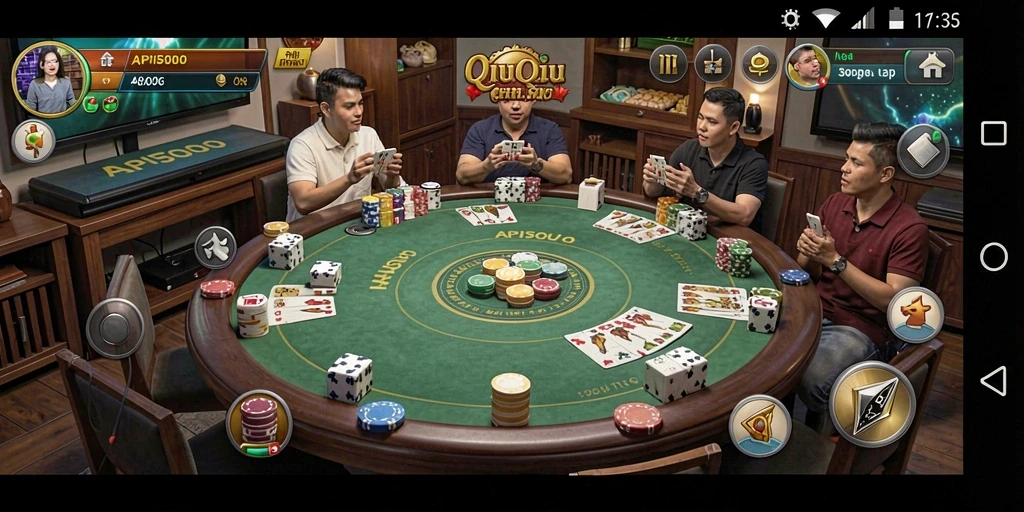 Tampilan gameplay seru dari API5000 dengan suasana QiuQiu.