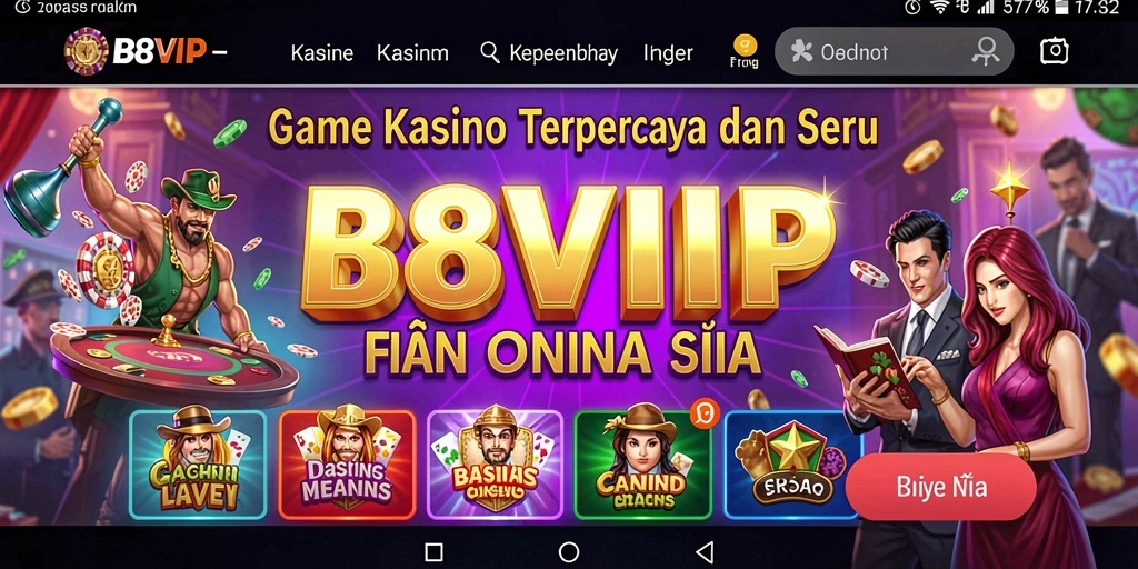 Tampilan menarik gameplay B8VIP dengan grafik yang menawan.