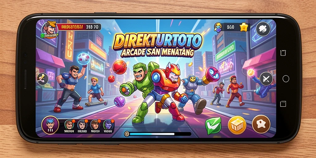 Tampilan gameplay seru dari DIREKTURTOTO yang menantang dan penuh aksi.