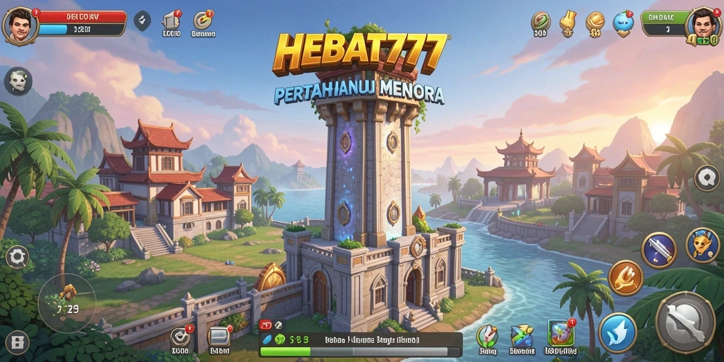 Tampilan gameplay HEBAT777 dalam Tower Defense yang seru dan menegangkan.