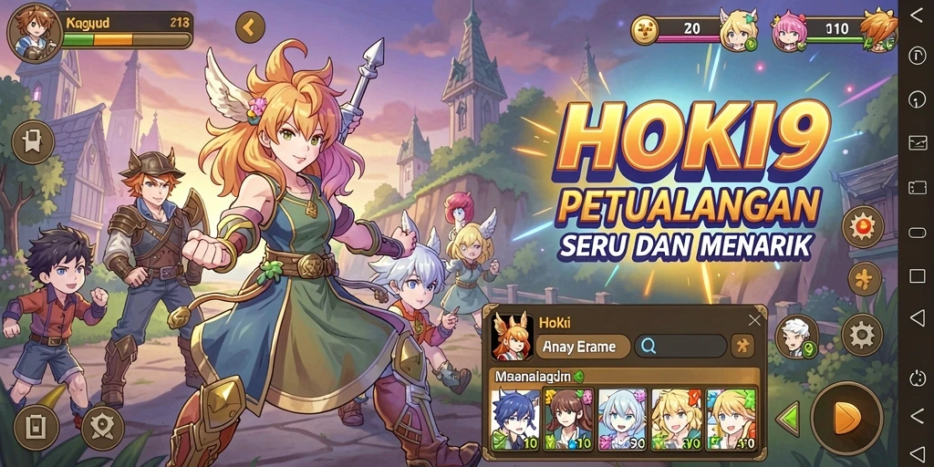 Tampilan gameplay HOKI9 yang memukau dan penuh aksi seru.
