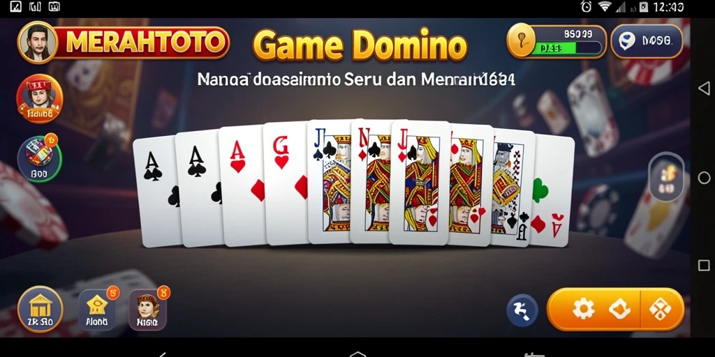 Tampilan gameplay seru dalam MERAHTOTO yang memukau.
