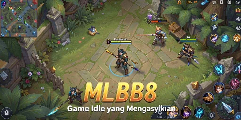 Tampilan gameplay MLBB8 yang menampilkan pertarungan karakter yang menarik.