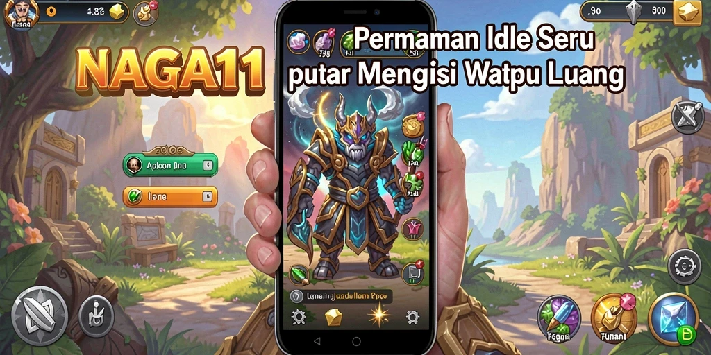 Tampilan gameplay NAGA11 yang menarik dan interaktif.