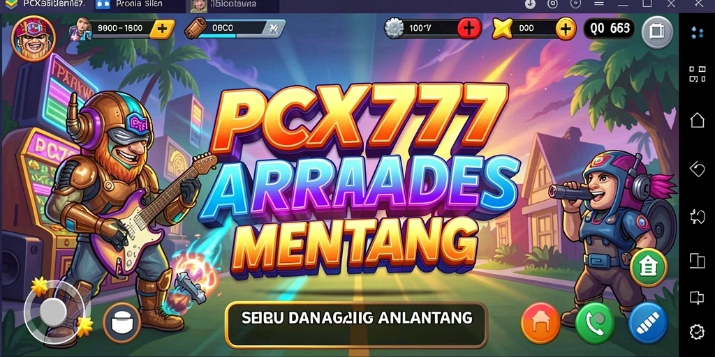 Tampilan gameplay seru di PCX777 dengan grafis menawan.