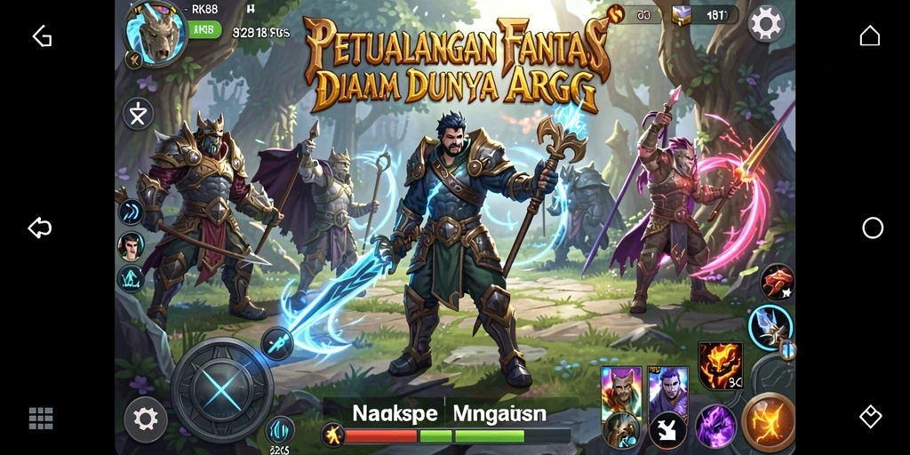 Tampilan menarik dari gameplay ARPG RK88 dengan aksi mendebarkan.