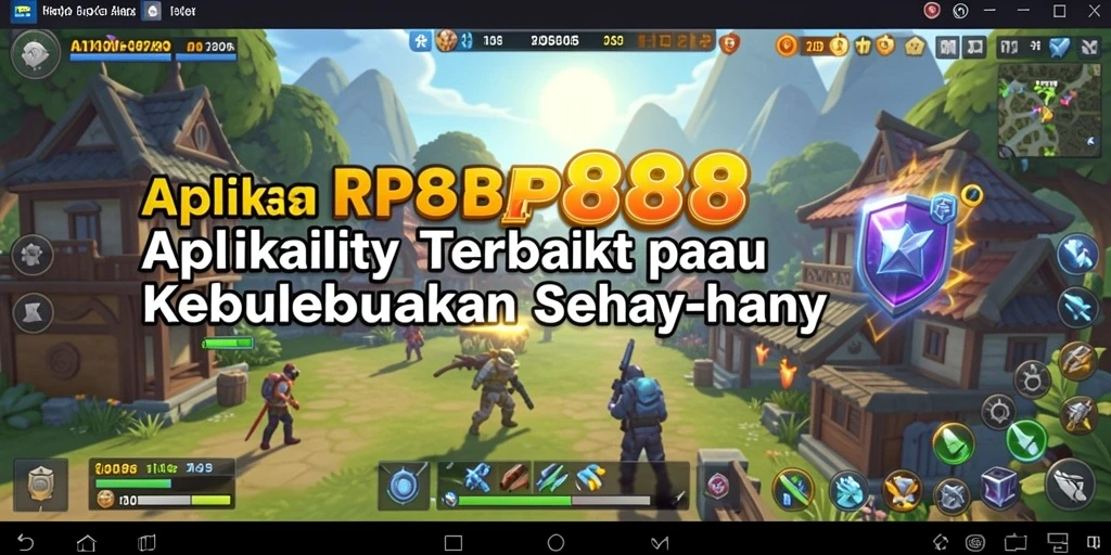 Tampilan antarmuka RP888 yang bersih dan fungsional.