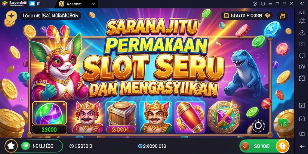 Screenshot SARANAJITU menampilkan gameplay menarik dengan efek visual yang menakjubkan.
