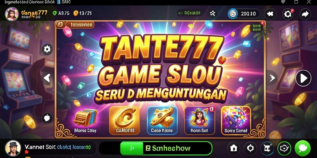 Tampilan menarik gameplay Slot di TANTE777.