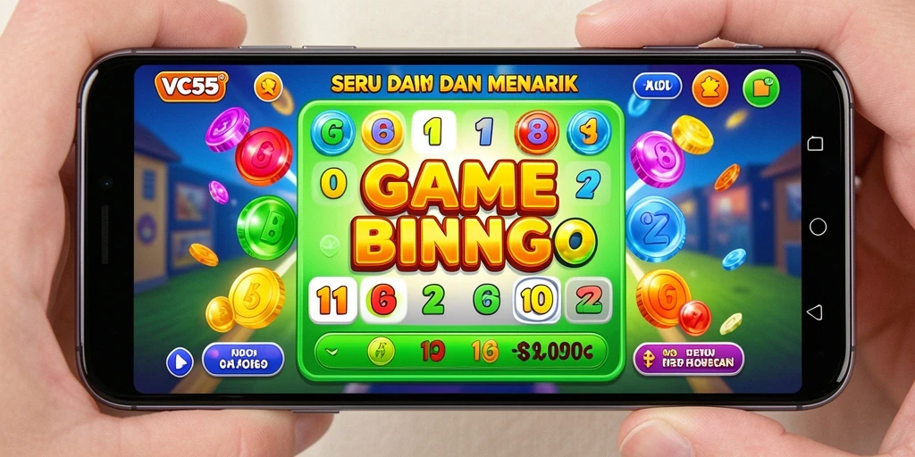 Screenshot gameplay VC55 yang penuh keseruan Bingo.